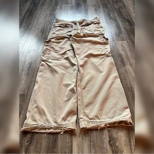 y2k skater grunge baggy loose distressed khaki levi cargo pants ‼️